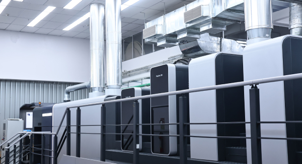 Installation of new KBA printing machine at Silvassa plant
