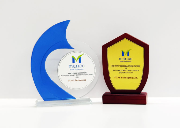 Recognition at Marico Supplier Quality Excellence Meet